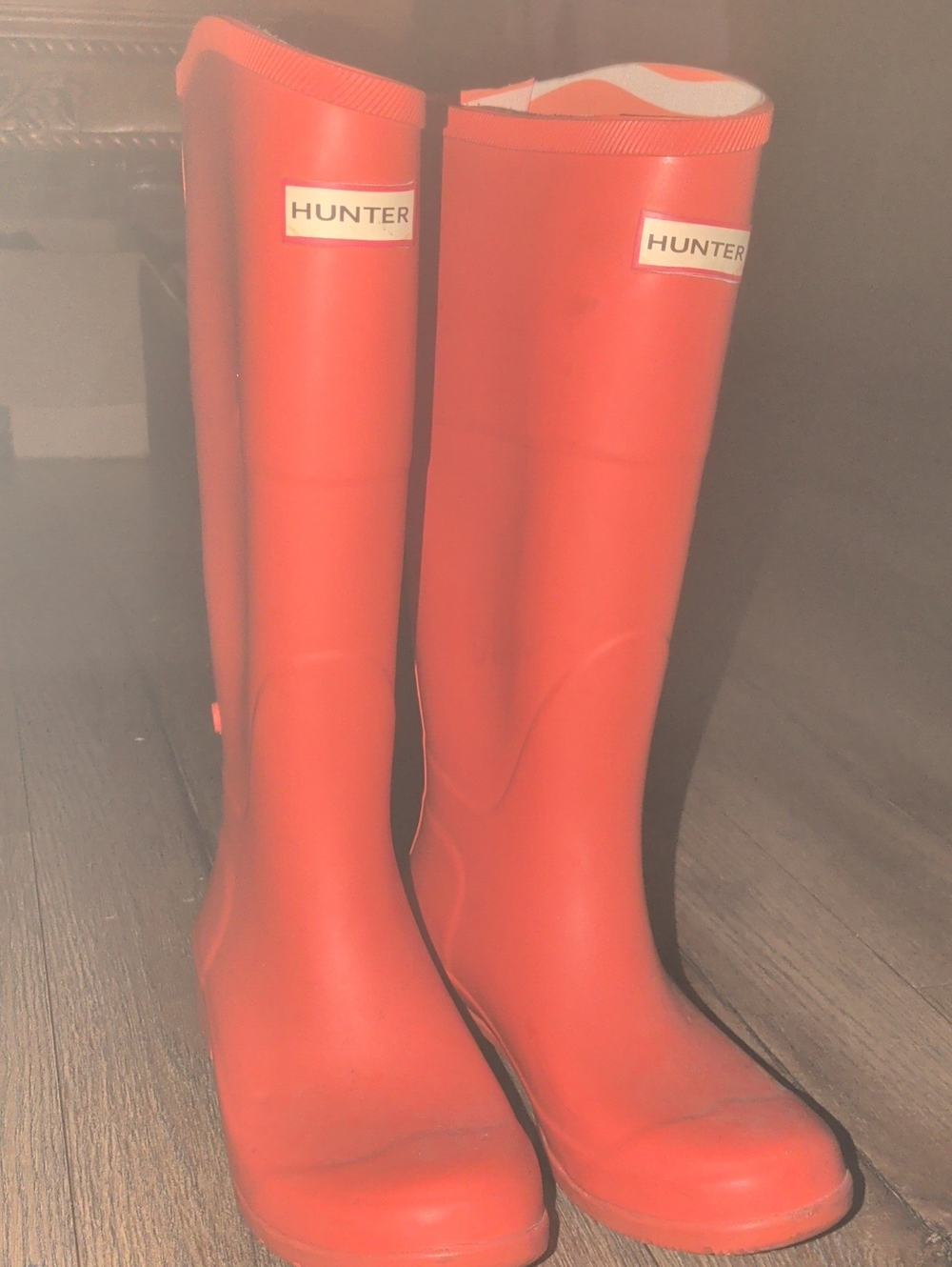 Hunter Tall Women's Red Waterproof Rain Boots